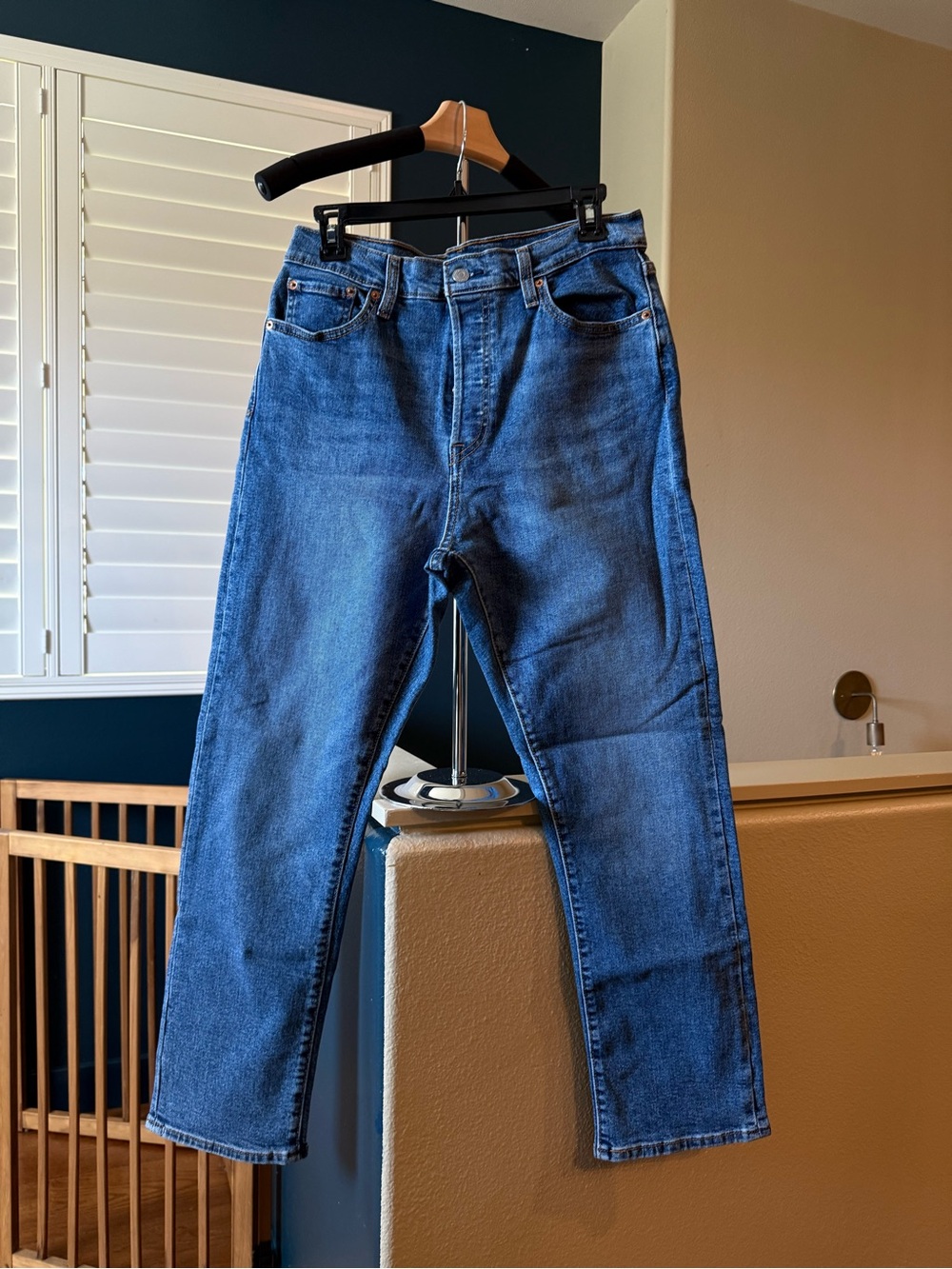 Levi's Classic Straight Leg Jeans in Deep Blue Wash
